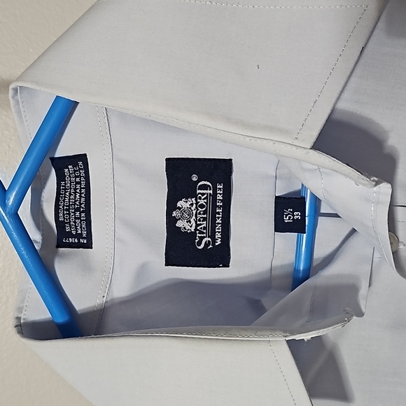 Stafford Wrinkle Free Button Up - Picture 2 of 4